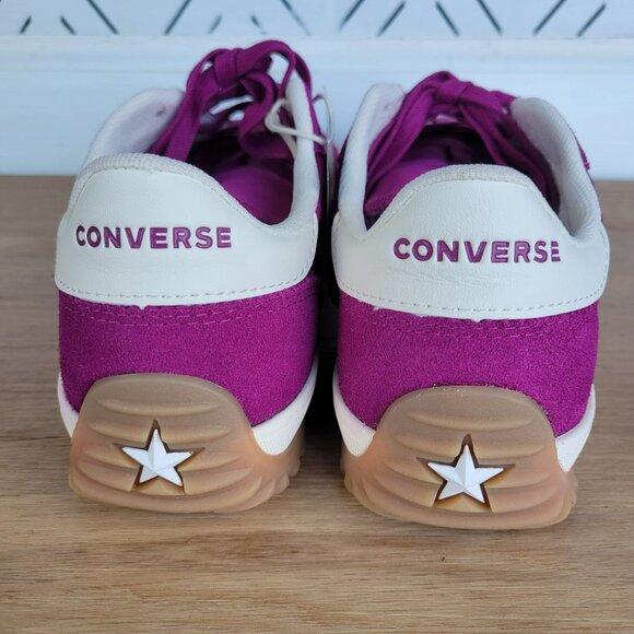 ⭐⭐⭐Converse Run Star Trainer Ox Suede Sz 6 Mens Shoes Sneaker Violet A13361C New - Picture 4 of 10